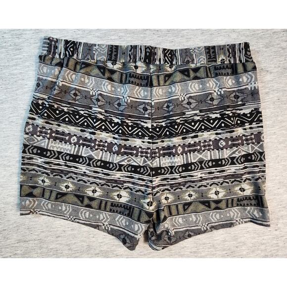 Ethnic Chevron Print Shorts Elastic Waist Soft Feel Mens Size 3XL - Picture 2 of 8